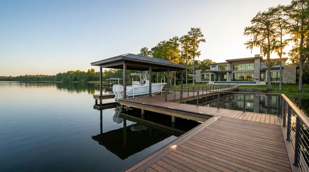 Covered Boat Dock